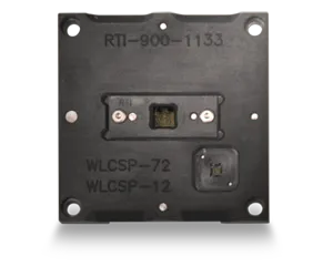 custom test socket design with multiple test sites for DUTs