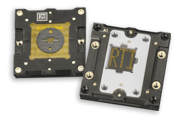 universal array test socket with replaceable insert